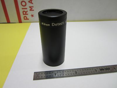 MICROSCOPE PART OPTICAL NIKON LENS DETECT GREEN OPTICS AS IS BIN#G7-10