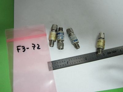 Lot 4 Ea Omni Spectra & Others Attenuators GHz RF Microwave Frequency