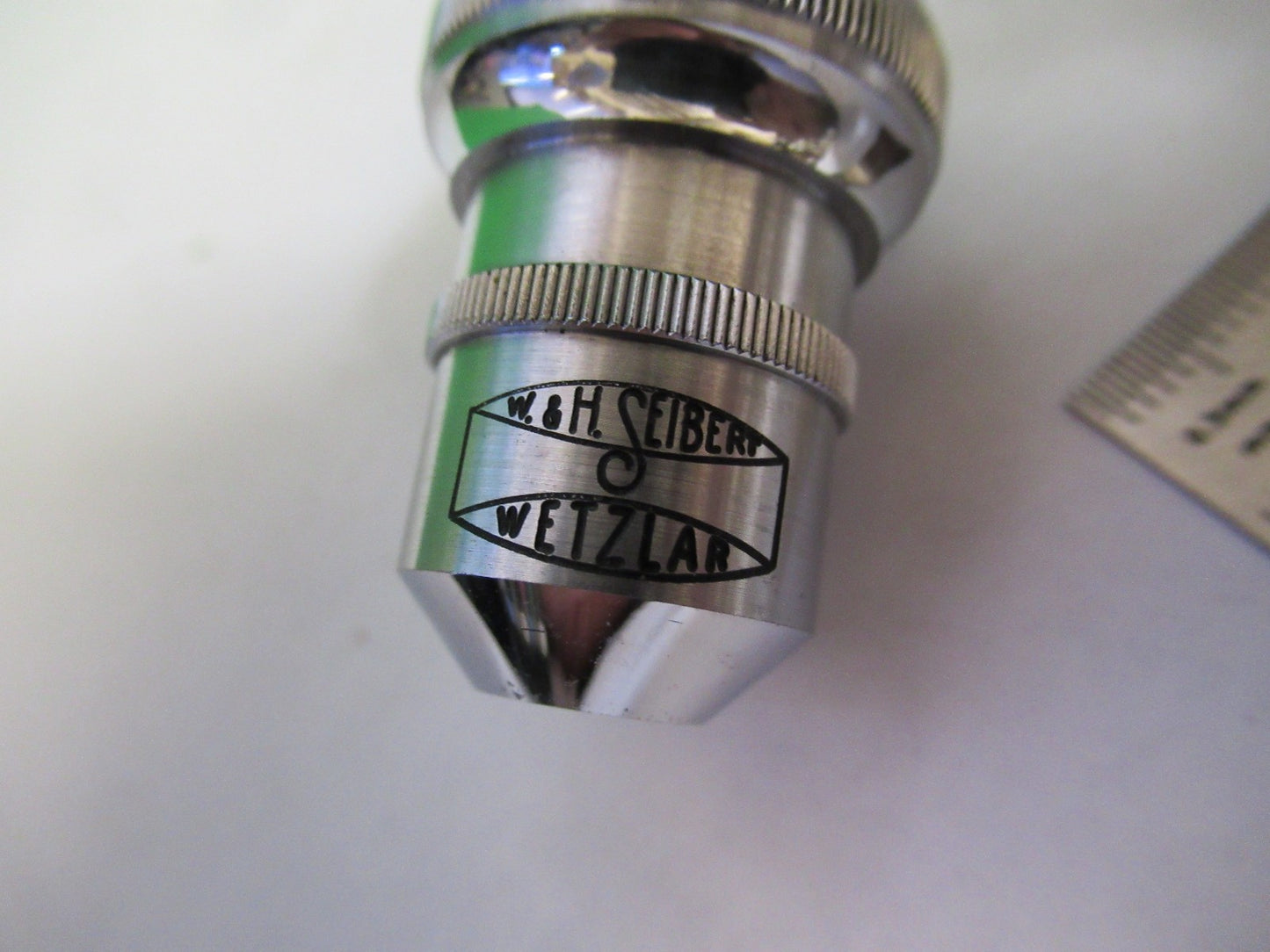SEIBERT WETZLAR 8X GERMANY OBJECTIVE LENS MICROSCOPE PART AS PICTURED U9-A-16