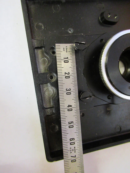 UNITRON STAGE + IRIS TABLE MICROMETER MICROSCOPE PART AS PICTURED Y1-A-55