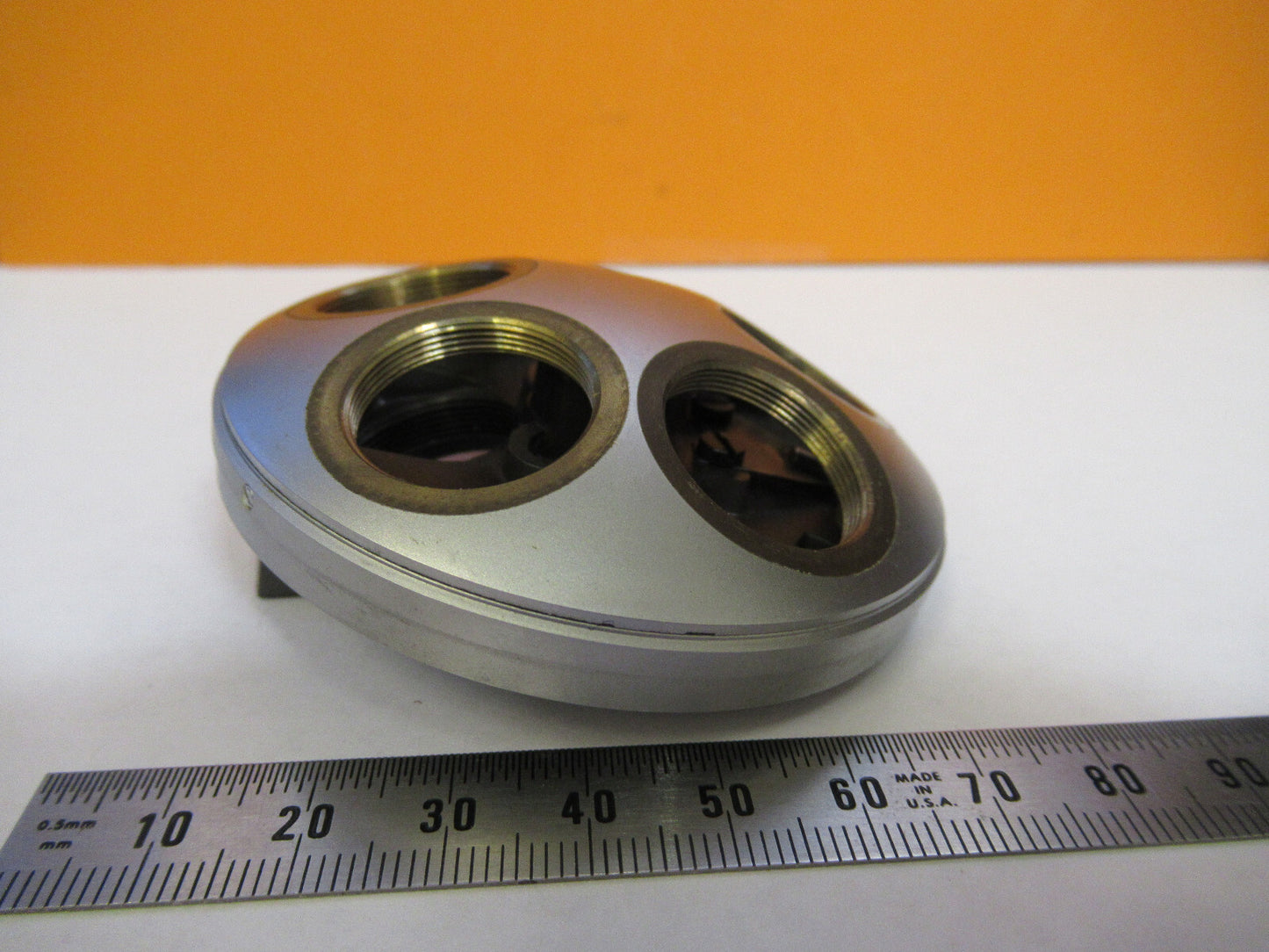 LEITZ GERMANY LABORLUX NOSEPIECE MICROSCOPE PART AS PICTURED Y3-A-83