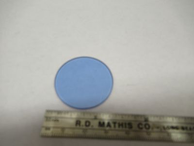 WILD M20 HEERBRUGG SWISS BLUE FILTER GLASS MICROSCOPE PART OPTICS AS IS &85-51