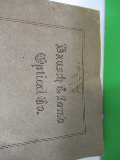 BAUSCH LOMB BOOKLET 1930's ANTIQUE MICROSCOPE PART AS PICTURED #R1-A-93