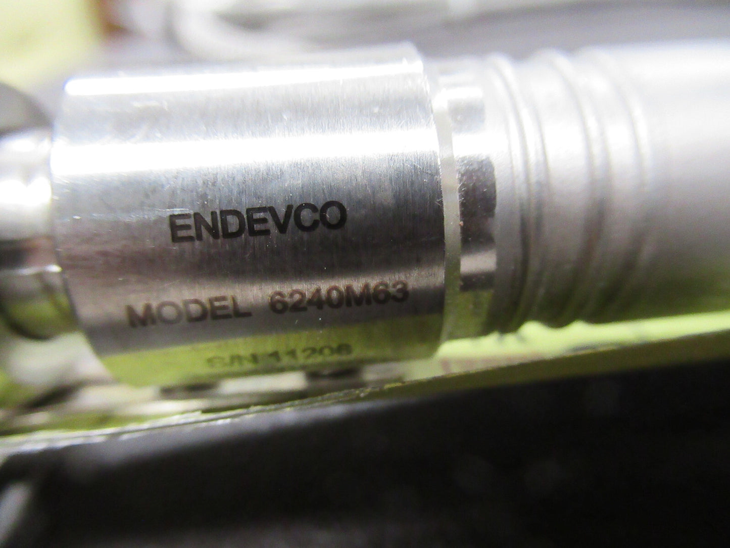 MEGGITT ENDEVCO 6240M63 AIRCRAFT TURBINE ACCELEROMETER TEST VIBRATION 82-A-102