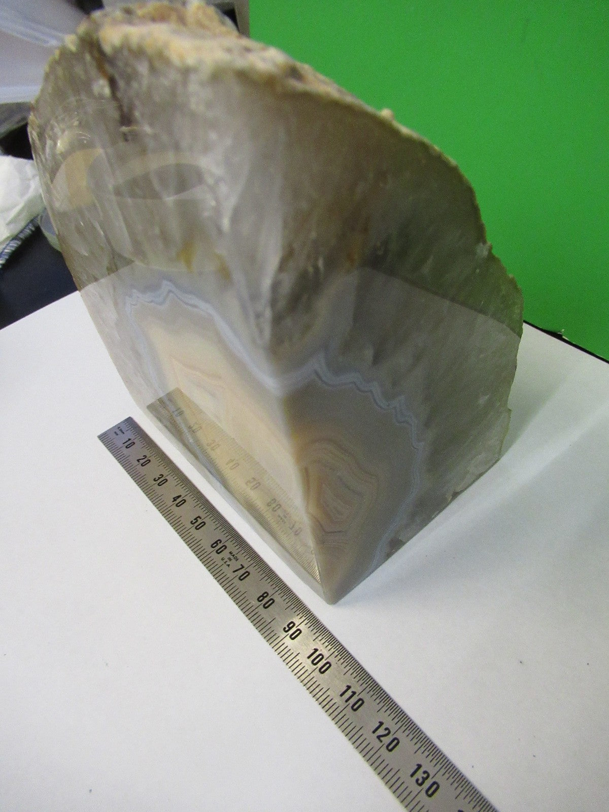 AMAZING AGATE SLICE MINERAL SAMPLE BEAUTIFUL SPECIMEN AS PICTURED V3-A-12