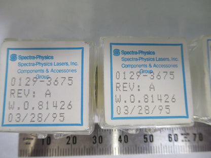 LOT OPTICAL SPECTRA PHYSICS COATED LENS PHOTONICS OPTICS as pictured T3-B-42