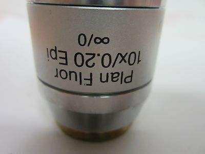 MICROSCOPE OBJECTIVE REICHERT LEICA FLUOR EPI 10X INFINITY OPTICS BN#A1-M-31