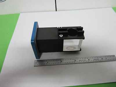 MICROSCOPE PART POLYVAR REICHERT LEICA PRISM CUBE OPTICS AS IS BIN#L1-05