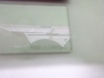 MICROSCOPE PART OPTICAL RETICLE CROSSHAIR GERMANY OPTICS AS IS B#B1-F-A-4