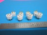 LOT 8 EA AUGAT TEFLON TO-5 HOLDER ADAPTORS RF MICROWAVE TRANSISTORS CRYSTALS