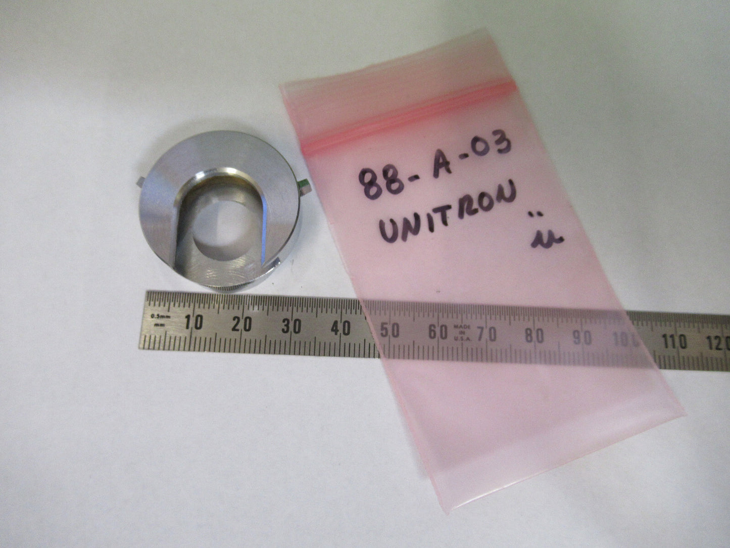 UNITRON OBJECTIVE HOLDER POL POLARIZATION MICROSCOPE PART AS PICTURED &88-A-03