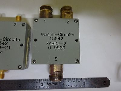RF MICROWAVE FREQUENCY SPLITTER MINI CIRCUITS ZAPD-21 ZAPDJ-2 AS IS BIN#X2-22