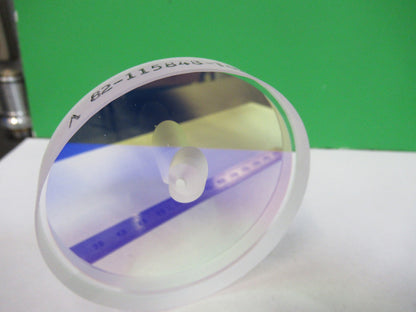 Optical Flat Fused silica Holed Laser Optics Dichroic Coated