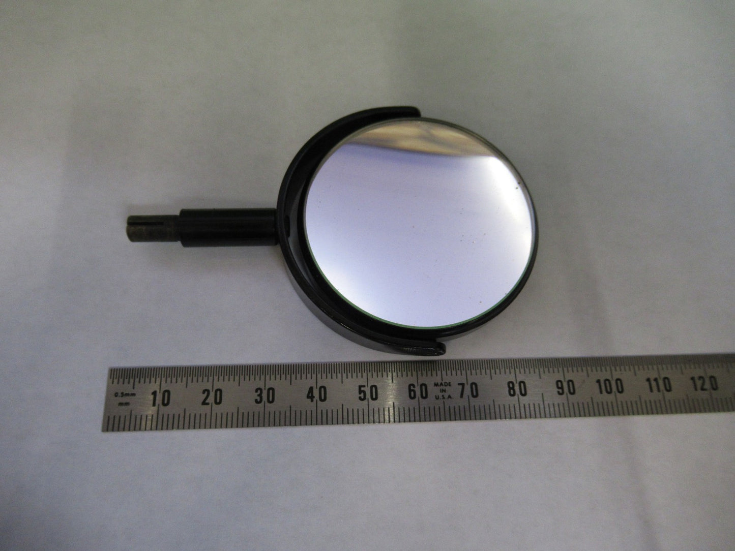ANTIQUE BAUSCH LOMB MIRROR OPTICS MICROSCOPE PART AS PICTURED U8-B-02