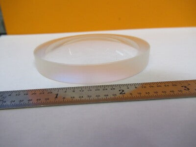 OPTICAL BK7 CONVEX CONCAVE LARGE LENS [chip edge) OPTICS AS PICTURED &27-B-13