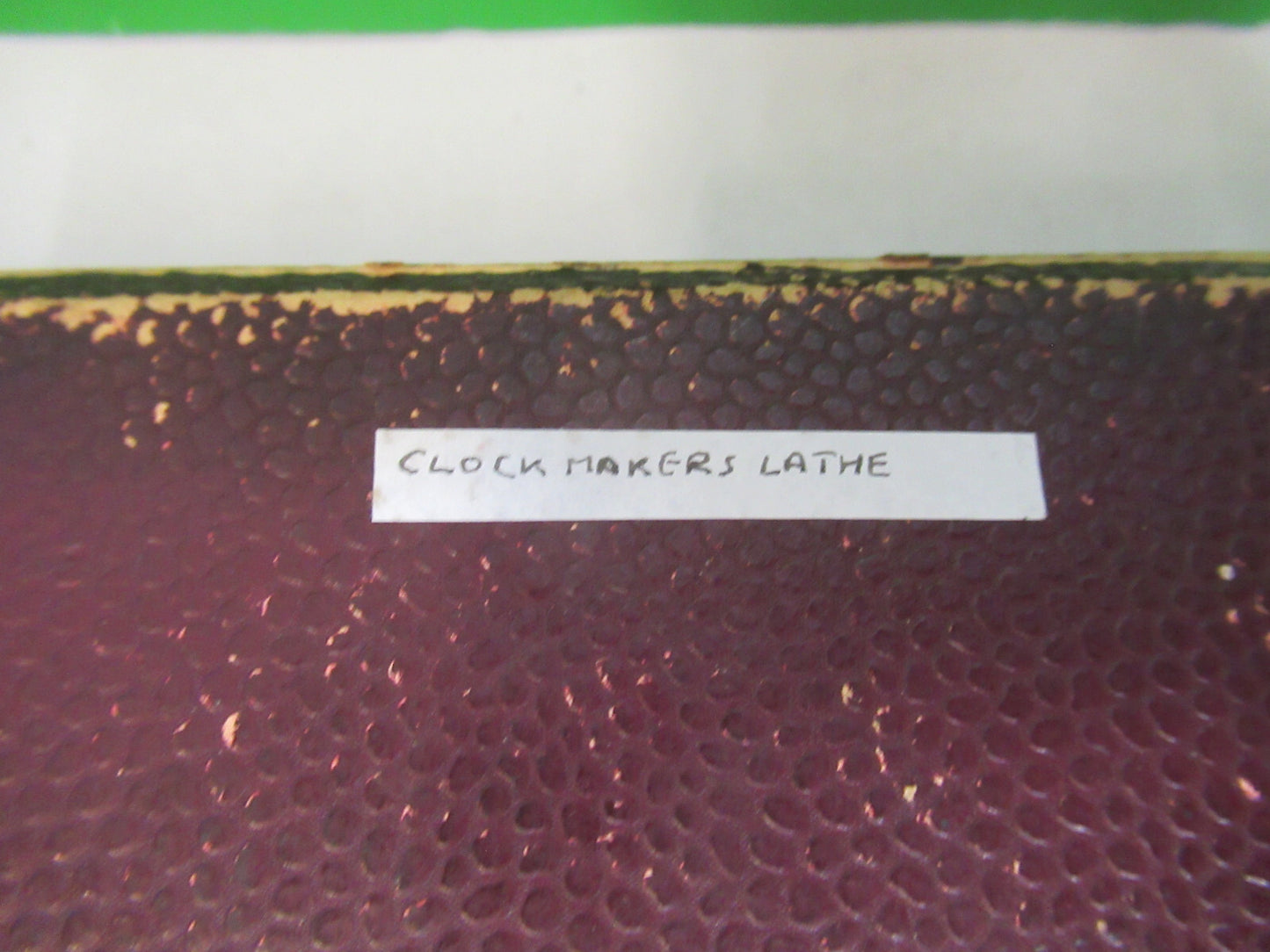 CLOCKMAKER LATHE BRASS EUROPE ANTIQUE AS PICTURED  &S2-C-23