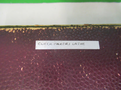 CLOCKMAKER LATHE BRASS EUROPE ANTIQUE AS PICTURED  &S2-C-23