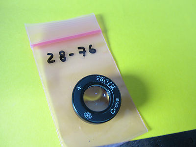 Optical Lens Nsk Japan Cross W.f. 10X Laser Optics