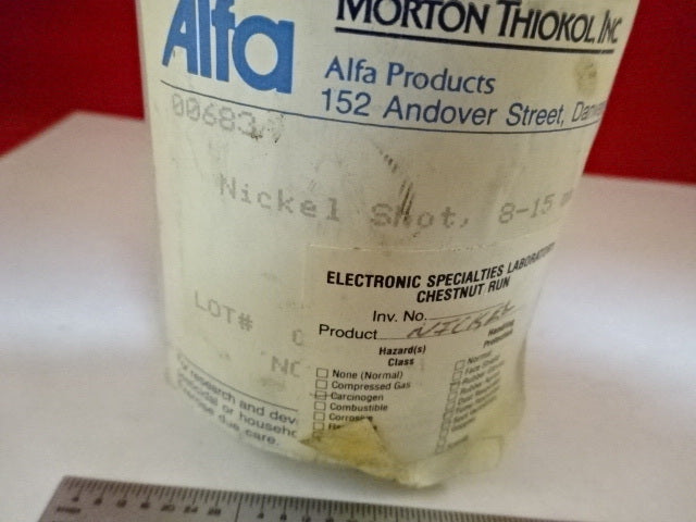 NICKEL Ni SHOT METAL PURE CHEMICAL 800 GRAMS AS IS #IL6-22