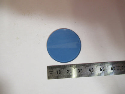 OPTICAL GLASS KYOWA JAPAN BLUE FILTER MICROSCOPE PART OPTICS AS PICTURED Y5-A-19