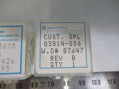 LOT OPTICAL SPECTRA PHYSICS COATED LENS PHOTONICS OPTICS as pictured T3-B-42