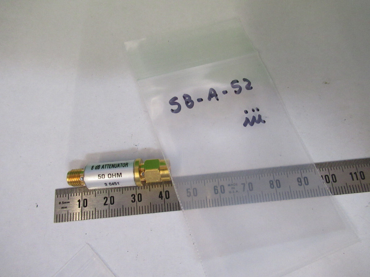 MINI CIRCUITS ATTENUATOR VAT-8 8 dB FREQUENCY RF MICROWAVE AS PICTURED S8-A-52