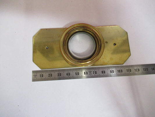 Antique Brass Compressorium Slide UK Microscope Part