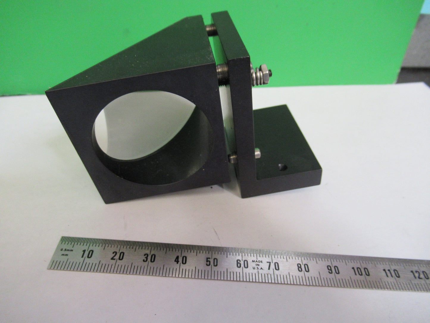 OLYMPUS JAPAN MOUNTED BEAM SPLITTER OPTICS MICROSCOPE PART AS PICTURED T6-B-13