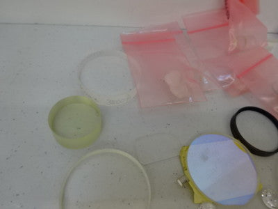 Large Lot Optics Mirrors Lenses Prism Filters Etc Optical