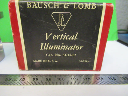 BAUSCH LOMB VERTICAL ILLUM BEAM SPLIT 31-34-83 MICROSCOPE PART PICTURED S1-B-61