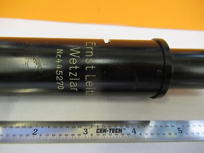 LEITZ GERMANY POL TUBUS OBJ HOLDER MICROSCOPE PART OPTICS AS PICTURED &85-B-21