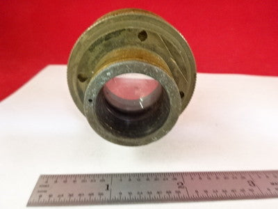Vintage Antique Brass Optical Lens Collimator Optics B