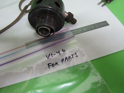 MICROSCOPE PART LAMP HOLDER  OPTICS #V1-46