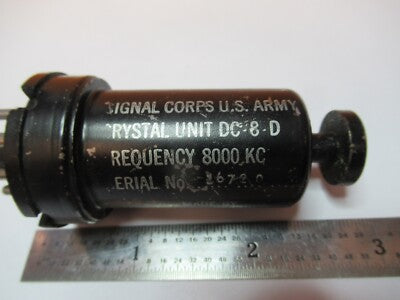 Western Electric Quartz Crystal 8,000 Kc Frequency Radio
