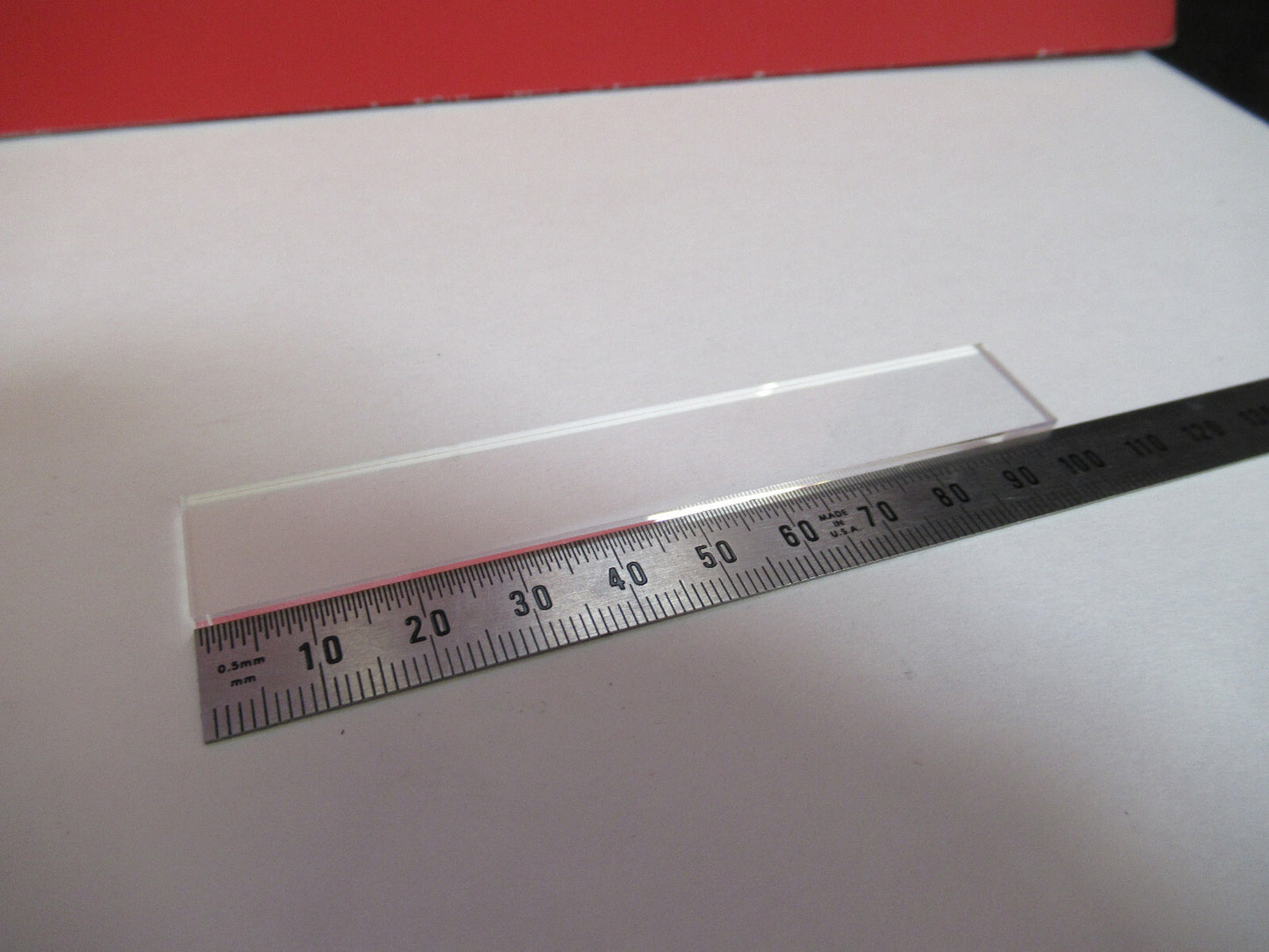 Optical BK7 Glass Slab small chip edge very clean Laser Optics