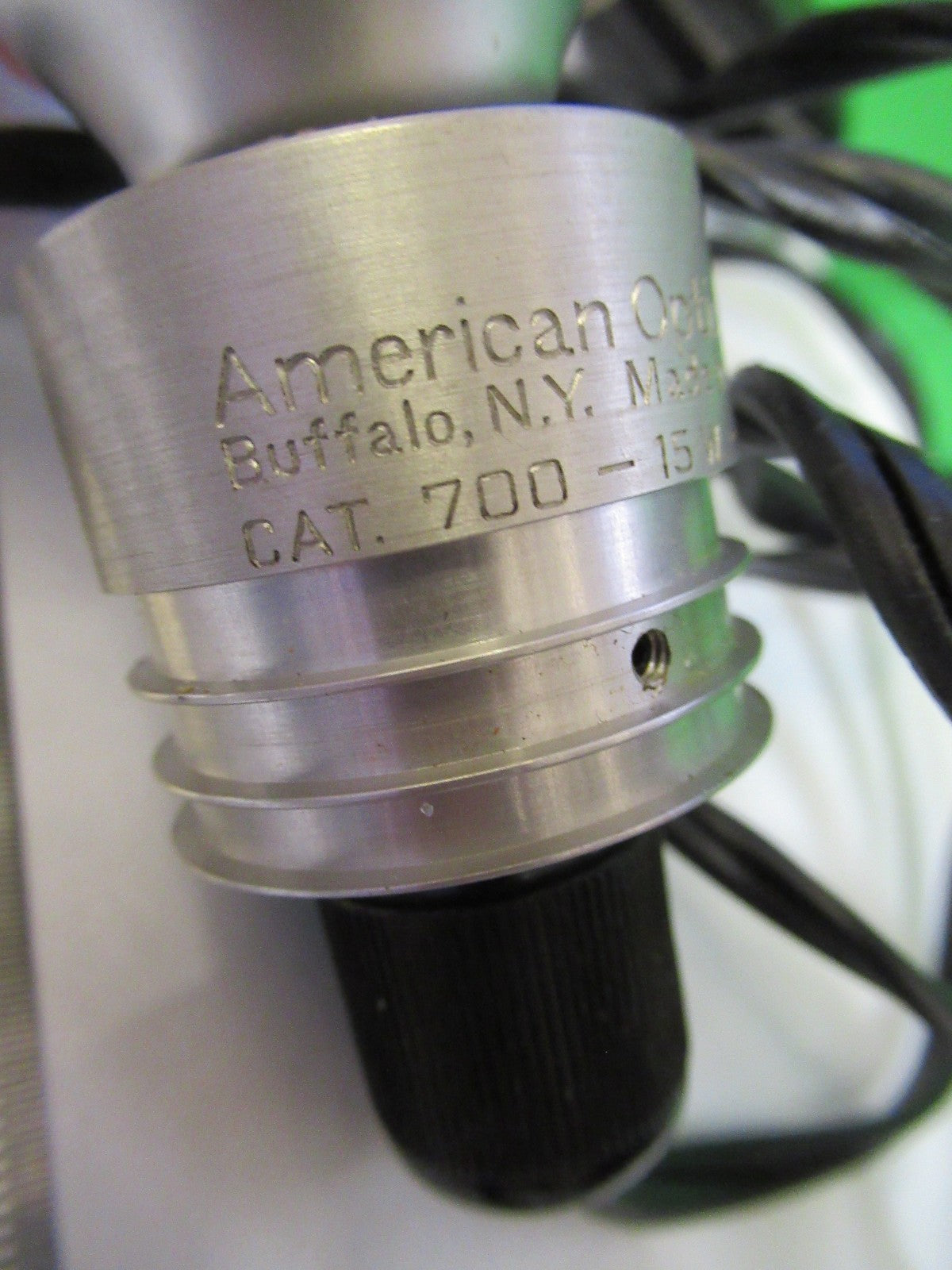 ANTIQUE AO SPENCER LAMP ASSEMBLY OPTICS MICROSCOPE PART AS PICTURED T4-B-01