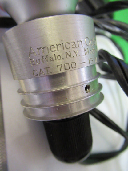 ANTIQUE AO SPENCER LAMP ASSEMBLY OPTICS MICROSCOPE PART AS PICTURED T4-B-01