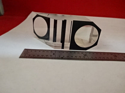 MICROSCOPE PART NIKON JAPAN GLASS PRISM OPTICS  AS IS #X3-A-04