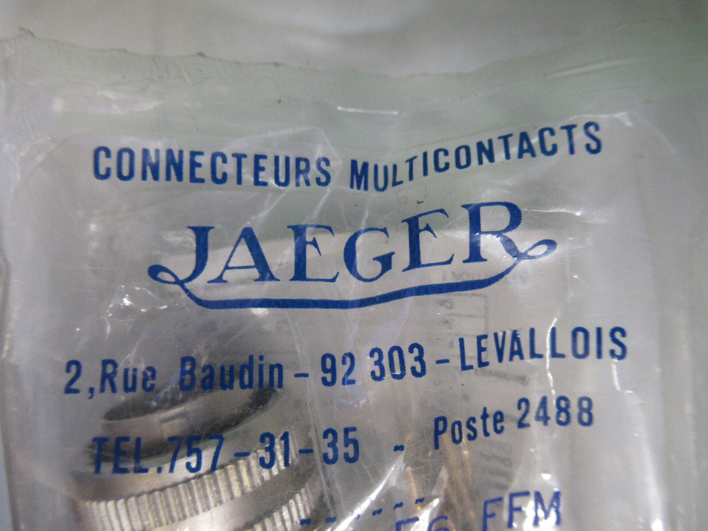 JAEGER MULTICONTACTS CONNECTOR E6 FFM 19 PINS AEROSPACE ITEM AS PICTURED X7-A-39