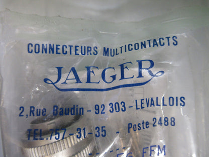 JAEGER MULTICONTACTS CONNECTOR E6 FFM 19 PINS AEROSPACE ITEM AS PICTURED X7-A-39