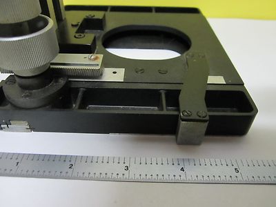 Microscope Part Ernst Leitz Wetzlar Germany Stage Table Micrometer