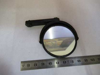 ANTIQUE BAUSCH LOMB MIRROR ASSEMBLY OPTICS MICROSCOPE PART AS PICTURED Y3-A-23