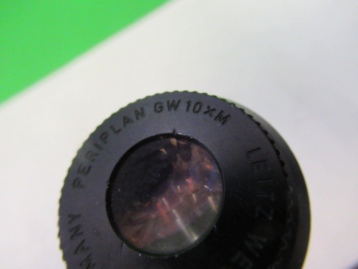Ernst Leitz Wetzlar Gw 10XM Eyepiece Ocular Optics Microscope Part