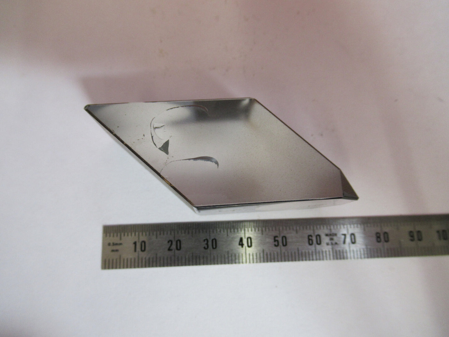 ZEISS GERMANY GLASS PRISM HEAD OPTICS MICROSCOPE PART AS PICTURED Y5-A-59