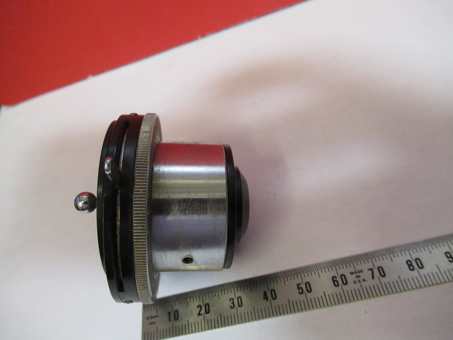KYOWA JAPAN CONDENSER + IRIS OPTICS MICROSCOPE PART AS PICTURED T9-A-12