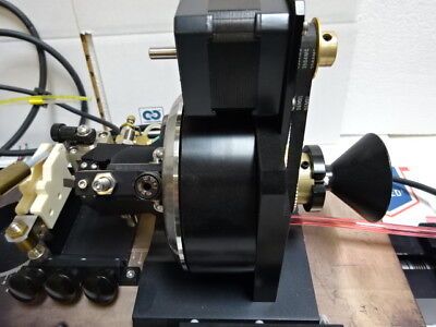 OPTICAL ROTATOR FIXTURE HOLDER PROFESSIONAL POSITIONING LASER OPTICS AS IS &LOB