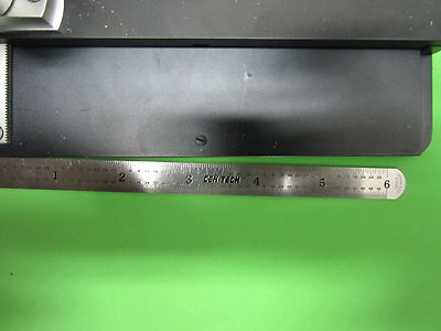 MICROSCOPE PART STAGE MICROMETER LEITZ WETZLAR GERMANY ORTHOPLAN  BIN#50-02