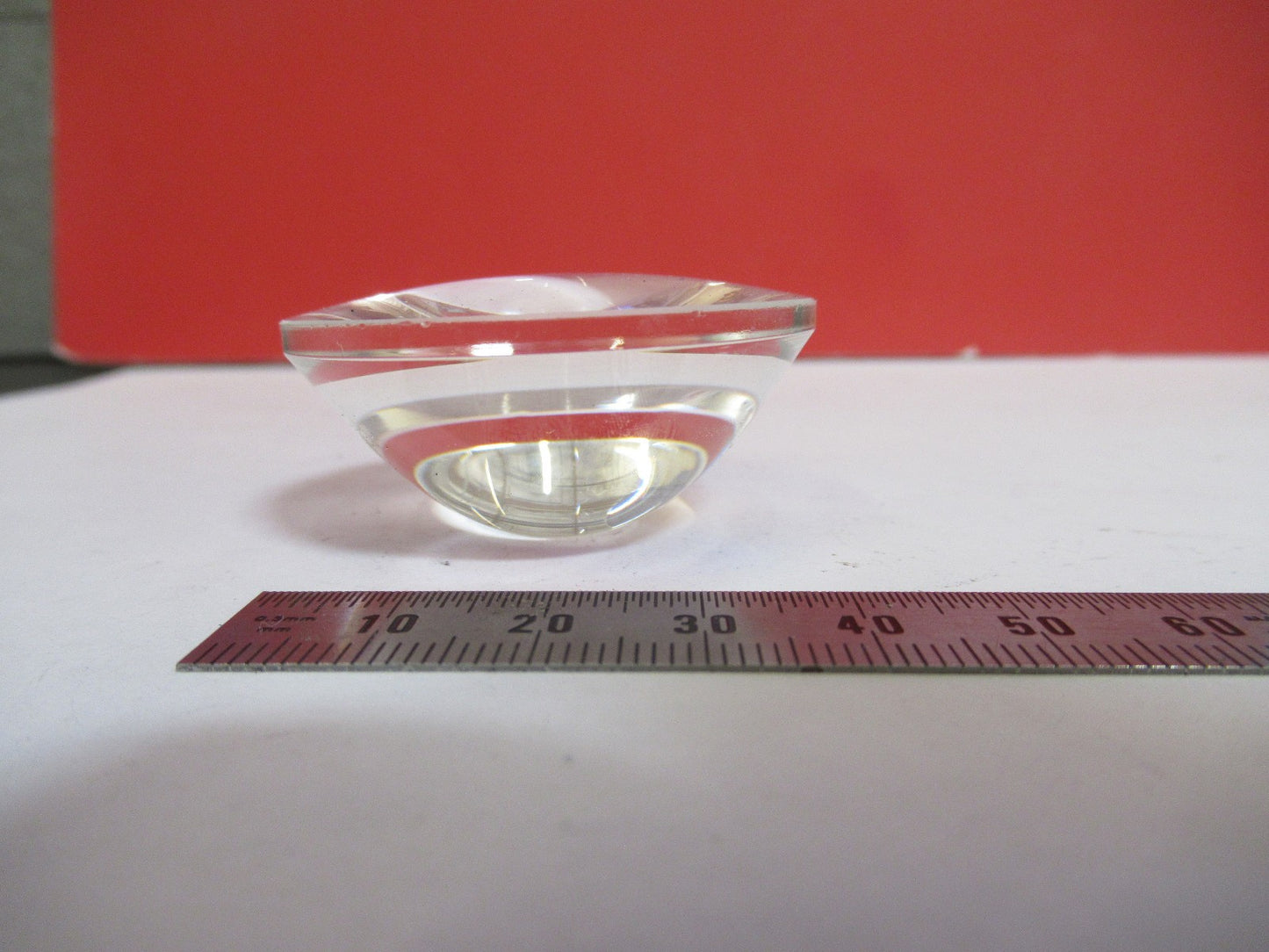 NIKON ECLIPSE E-400 JAPAN CONVEX LAMP LENS MICROSCOPE PART AS PICTURED T5-A-26