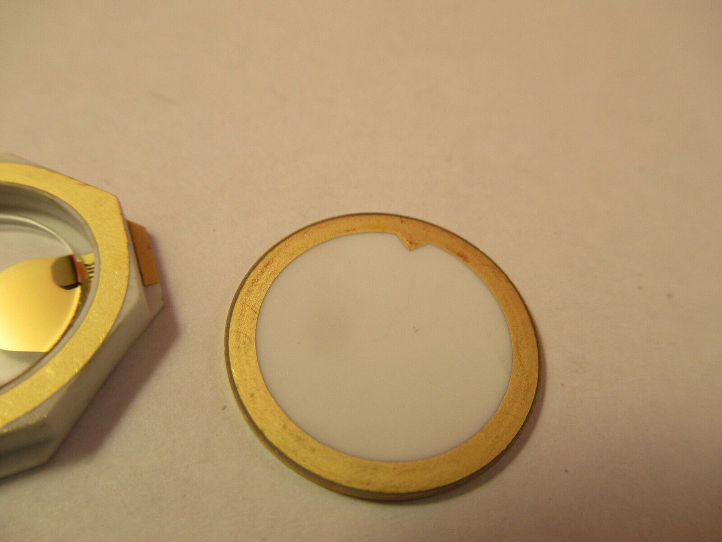 BENDIX LATERAL FIELD FLATPACK GOLD PLATED QUARTZ CRYSTAL RARE AS PIC FT-1-ZA