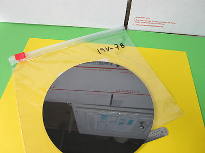 LARGE SILICON CARBIDE WAFER SINGLE CRYSTAL AS IS OPTICAL LASER OPTICS BIN#19V-78